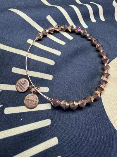 plant/Bronze tone Alex and Ani bracelet-1-thumbnail