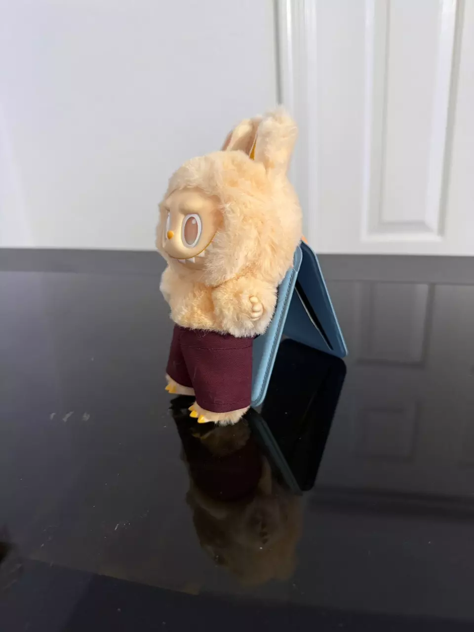 plant/Maroon Labubu Pants-1