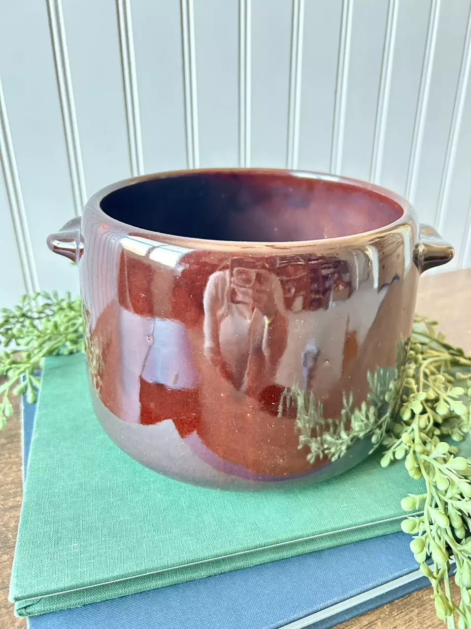 plant/West Bend bean pot planter-0