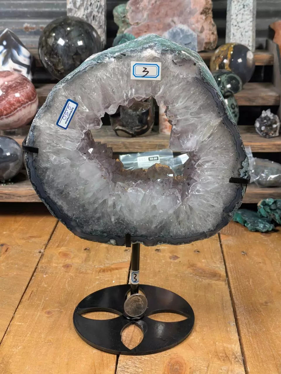 plant/#16096 Amethyst Portal w/ Stand ~2480 Grams (5.47 Pounds)-0