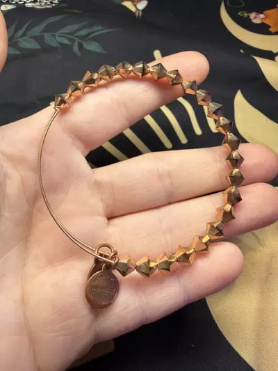 plant/Bronze tone Alex and Ani bracelet-0-thumbnail