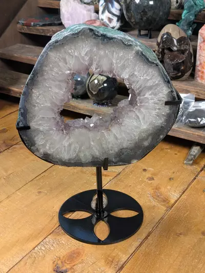 plant/#16096 Amethyst Portal w/ Stand ~2480 Grams (5.47 Pounds)-4-thumbnail