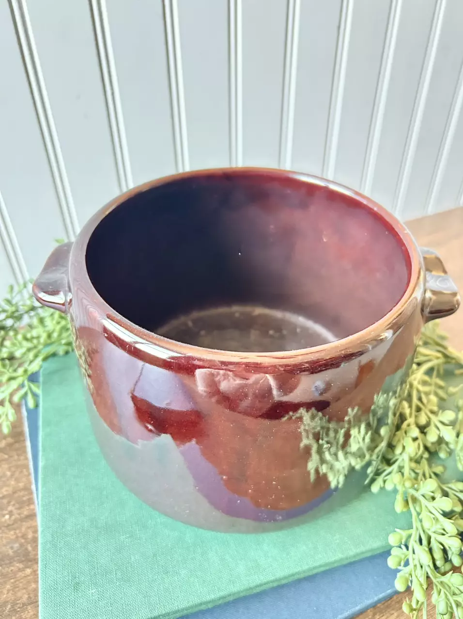 plant/West Bend bean pot planter-1