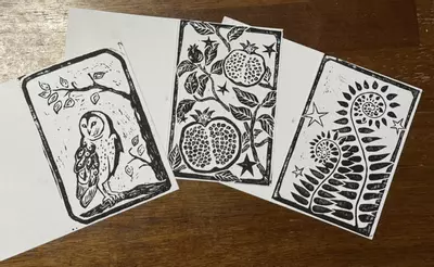 plant/Handmade cards by Kaia, set of 10 cards (& envelopes)-1-thumbnail