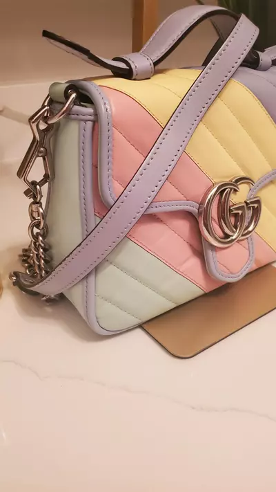 plant/G20-Gucci Matelassé Marmont Mini Top Handle-2-thumbnail