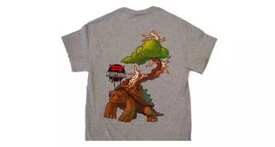 plant/Wigert’s Bonsai Snapping Turtle Shirt – Grey (Short Sleeve)-1-thumbnail