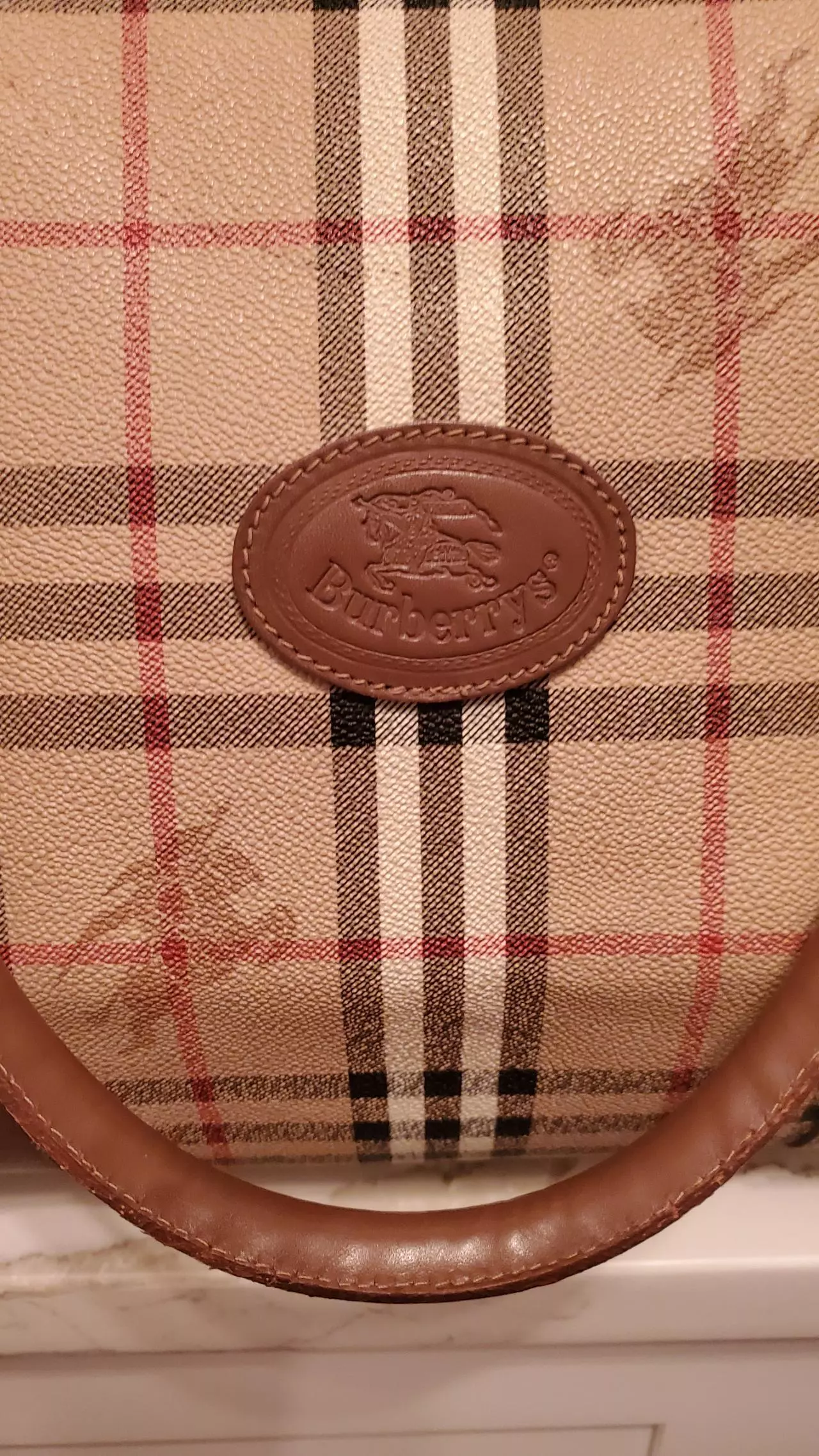 plant/B2-Burberry Novacheck Duffle Bag-1