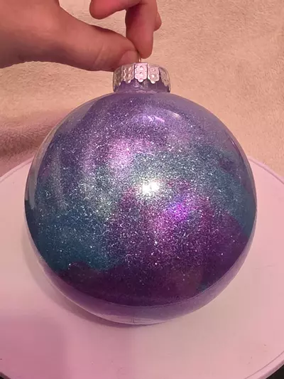plant/Blue/Purple Glitter Ornament-2-thumbnail