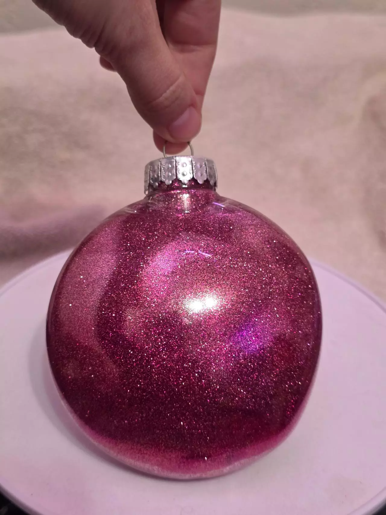 plant/Custom Glitter Ornament-0