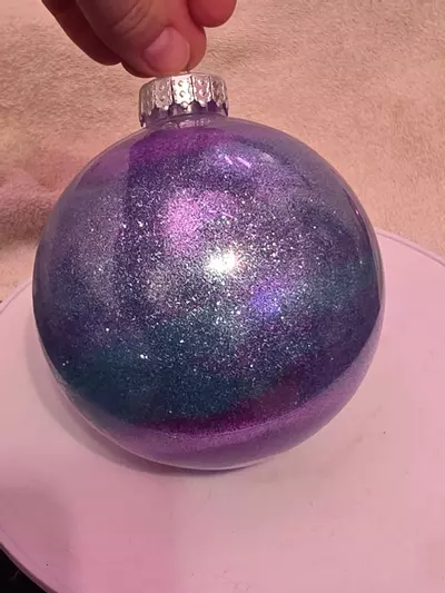 plant/Blue/Purple Glitter Ornament-1-thumbnail