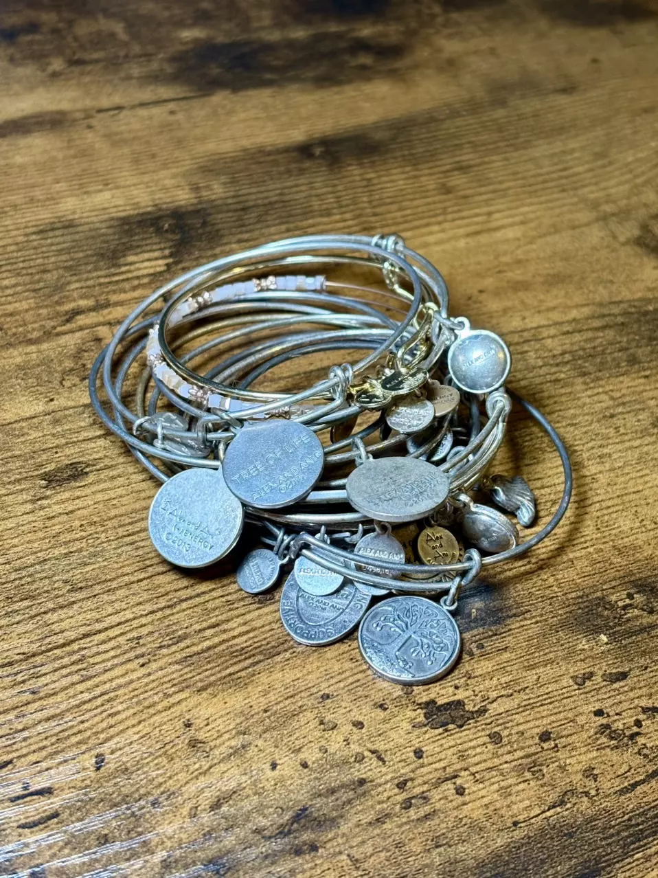 plant/Alex & Ani Bangle Set-0