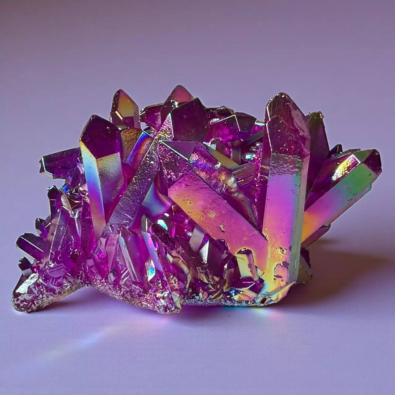 plant/Purple Aura Quartz Cluster-1