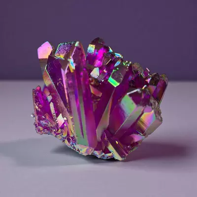 plant/Purple Aura Quartz Cluster-0-thumbnail