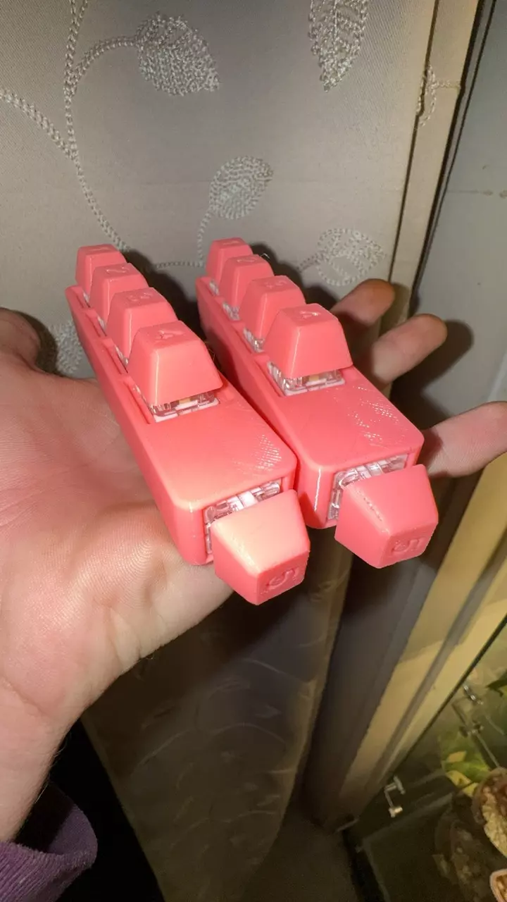 plant/5 key fidget clicker (pink)-0