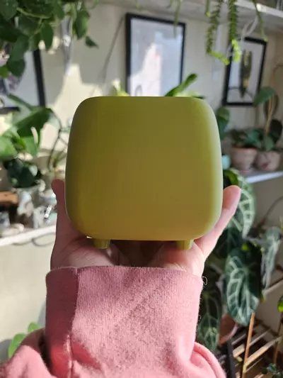 plant/3" pot 3D printed olive green-4-thumbnail