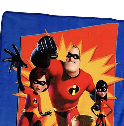 plant/Northwest Incredibles Micro Raschel Throw Blanket, 46" x 60", Family Heroes-2-thumbnail