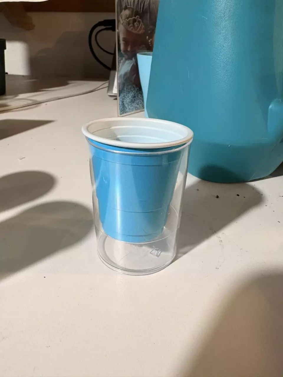 plant/5 Self watering pup cups BLUE-0