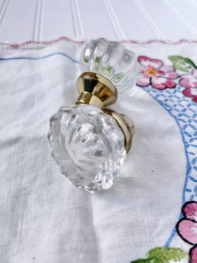 plant/Glass doorknob (2 available) 2 1/4”-1-thumbnail