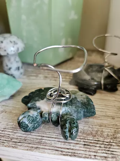 plant/Moss Agate Crab Airplant Stand-1-thumbnail