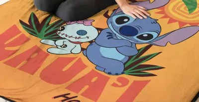 plant/Northwest Silk Touch 50"W x 70"L Lilo and Stitch Throw-1-thumbnail