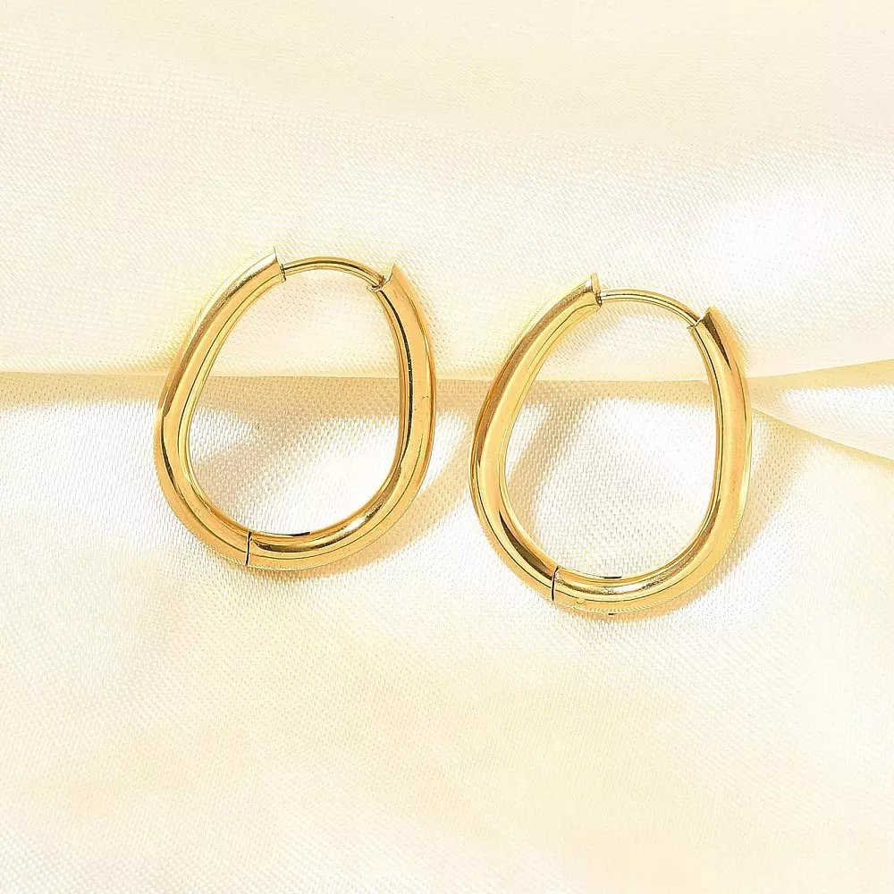 free_shipping/Gold Teardrop Hoop Add-On Only – Requires Charm Purchase-0