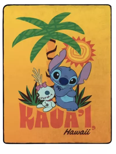 plant/Northwest Silk Touch 50"W x 70"L Lilo and Stitch Throw-2-thumbnail