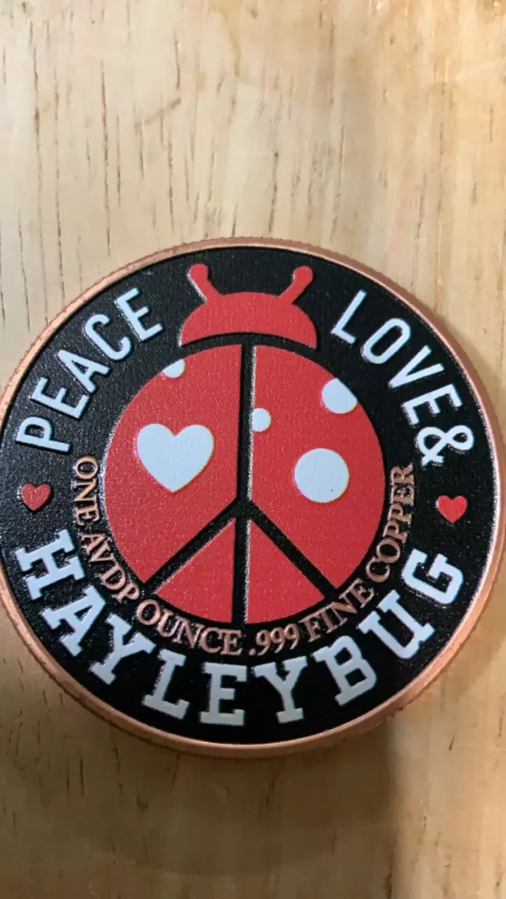 plant/1 oz copper HayleyBug colorized round “Pirate”-1