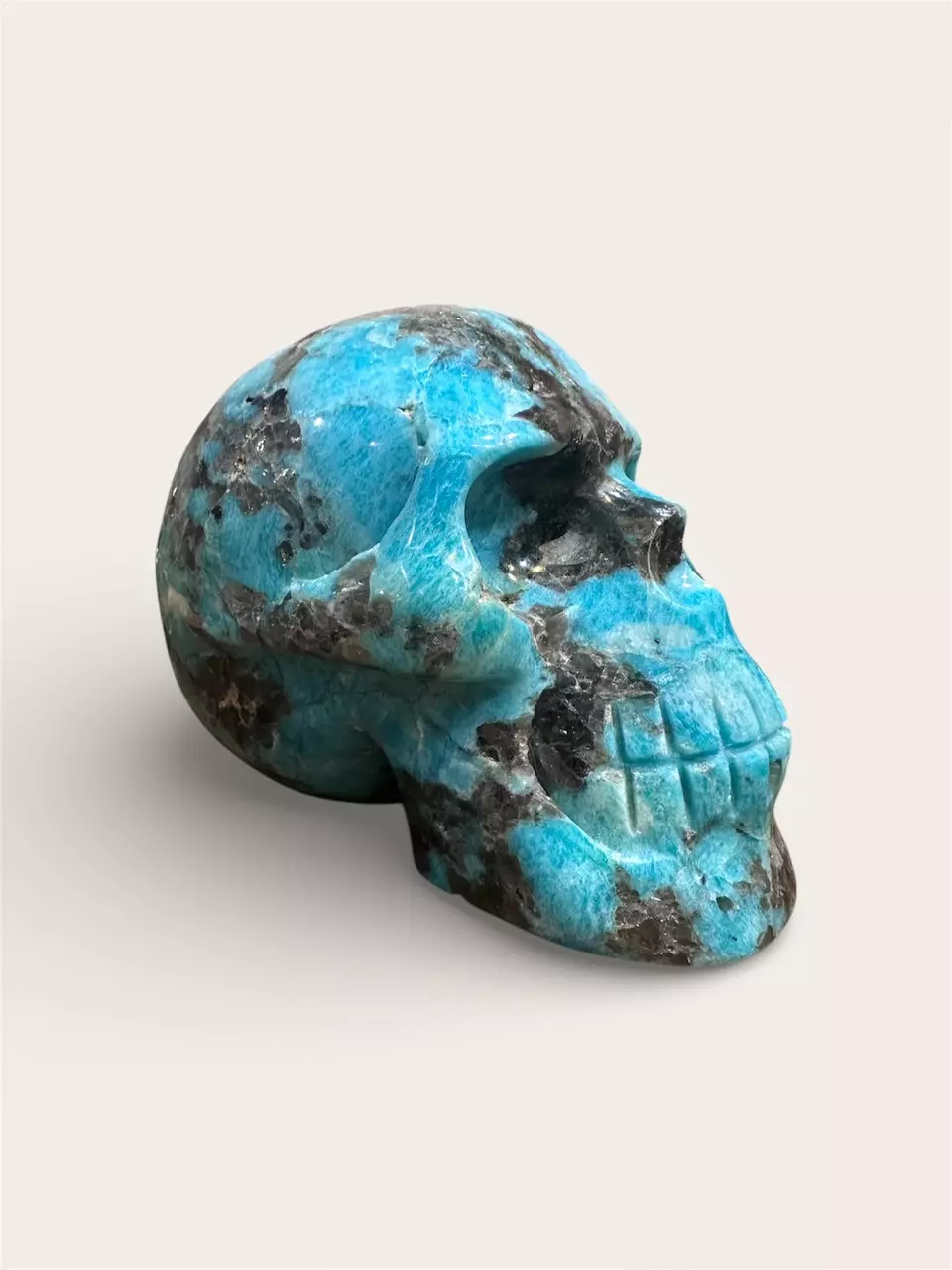 plant/7 inch Amazonite skull-0