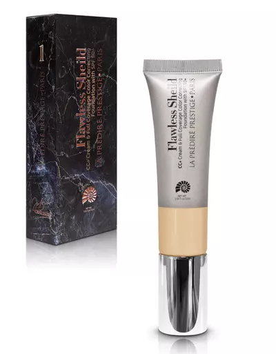 plant/Le Predire Prestige Flawless Sheild CC+ Cream & Full Coverage Color Correcting Foundation with SPF 50+ #01-0-thumbnail