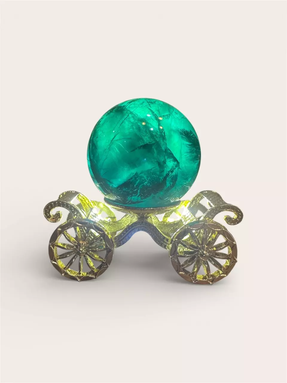 plant/1.82 inch green fluorite sphere-0