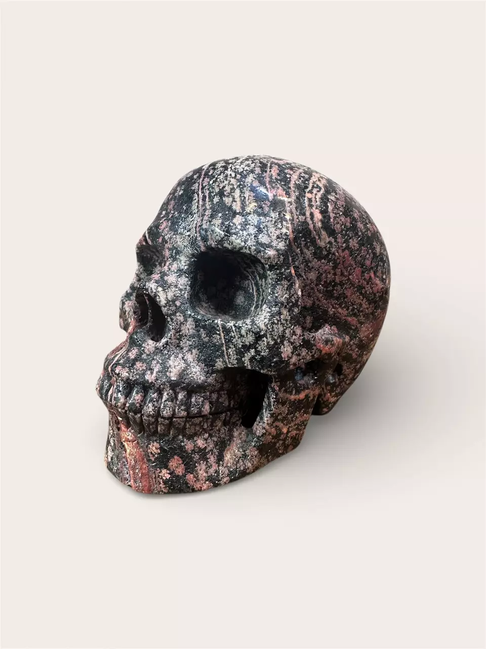 plant/5.03 inch leopard jasper skull-0