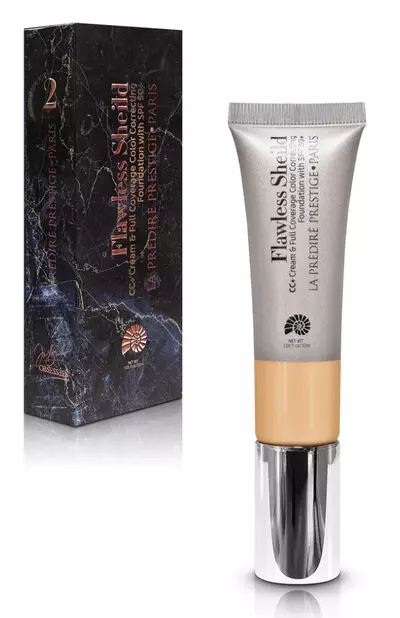 plant/Flawless Sheild CC+ Cream & Full Coverage Color Correcting Foundation with SPF 50+ #02-0-thumbnail