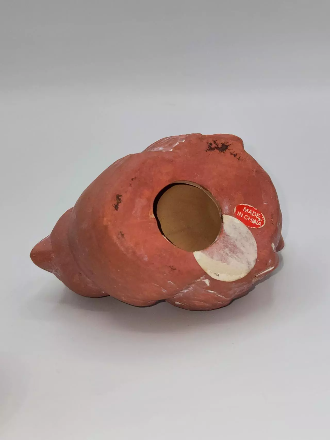 plant/Vintage Terracotta Bird Tea Light Candle Holders Pair Rustic Decor-6