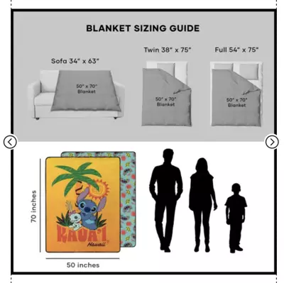 plant/Northwest Silk Touch 50"W x 70"L Lilo and Stitch Throw-6-thumbnail