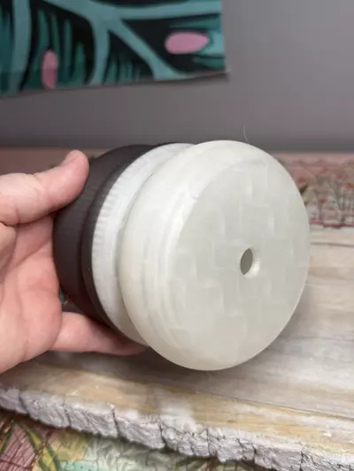 plant/Firefly + Rainbow Glow Bubble Pot | 3d printed | 3 inch-2-thumbnail