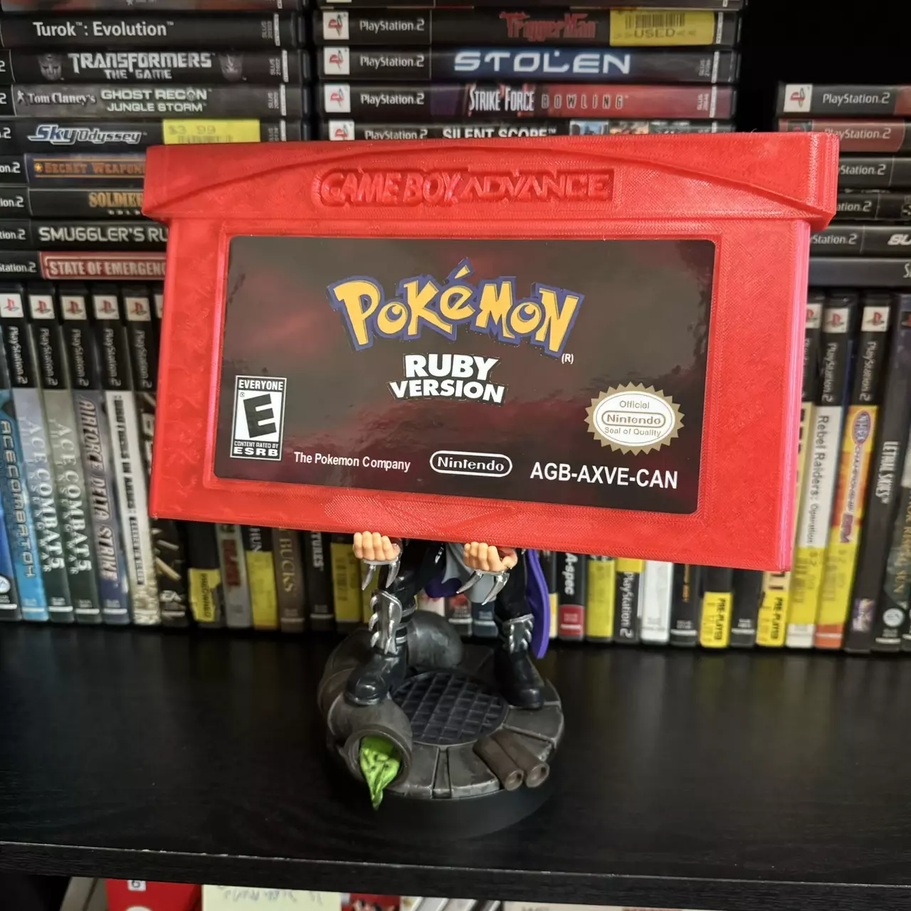 plant/3D Printed Ruby Version Gameboy Advance GBA Pokémon Cartridge Giant Wall Art-0