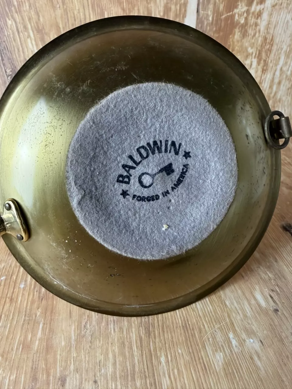 plant/Vintage Baldwin Brass Adjustable Candle Holder-3