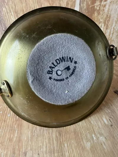 plant/Vintage Baldwin Brass Adjustable Candle Holder-3-thumbnail