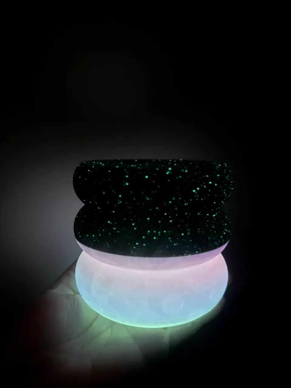 plant/Firefly + Rainbow Glow Bubble Pot | 3d printed | 3 inch-4