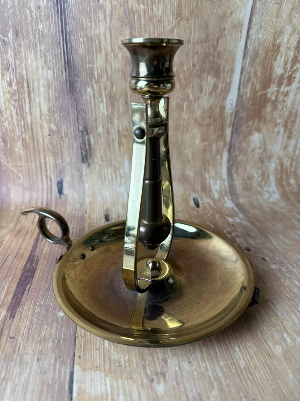 plant/Vintage Baldwin Brass Adjustable Candle Holder-1