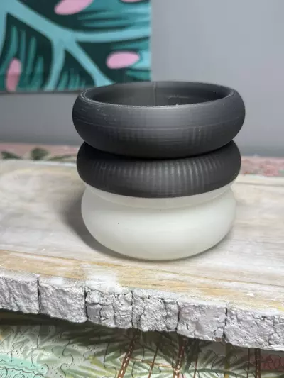 plant/Firefly + Rainbow Glow Bubble Pot | 3d printed | 3 inch-1-thumbnail