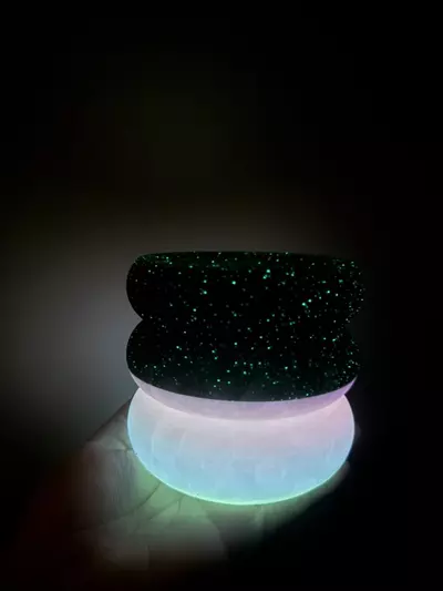 plant/Firefly + Rainbow Glow Bubble Pot | 3d printed | 3 inch-0-thumbnail