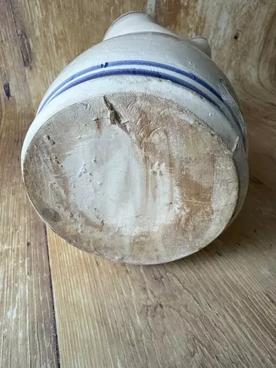 plant/Handmade Folk Pottery Rooster Pitcher-4-thumbnail