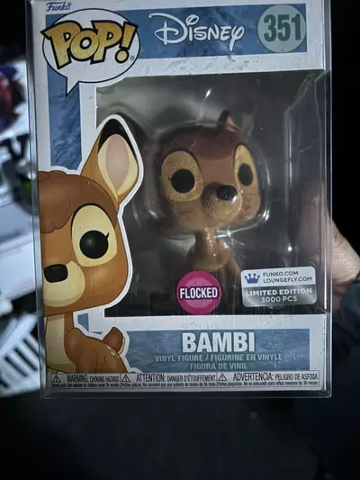 plant/Disney Bambi Funko POP - 351- Flocked- Funko & Loungefly limited edition-0-thumbnail