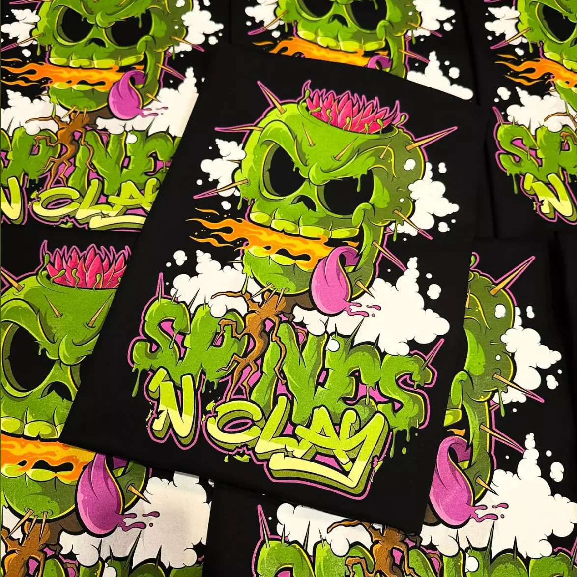 plant/T-Shirt Enox – Tri Blend Black-0