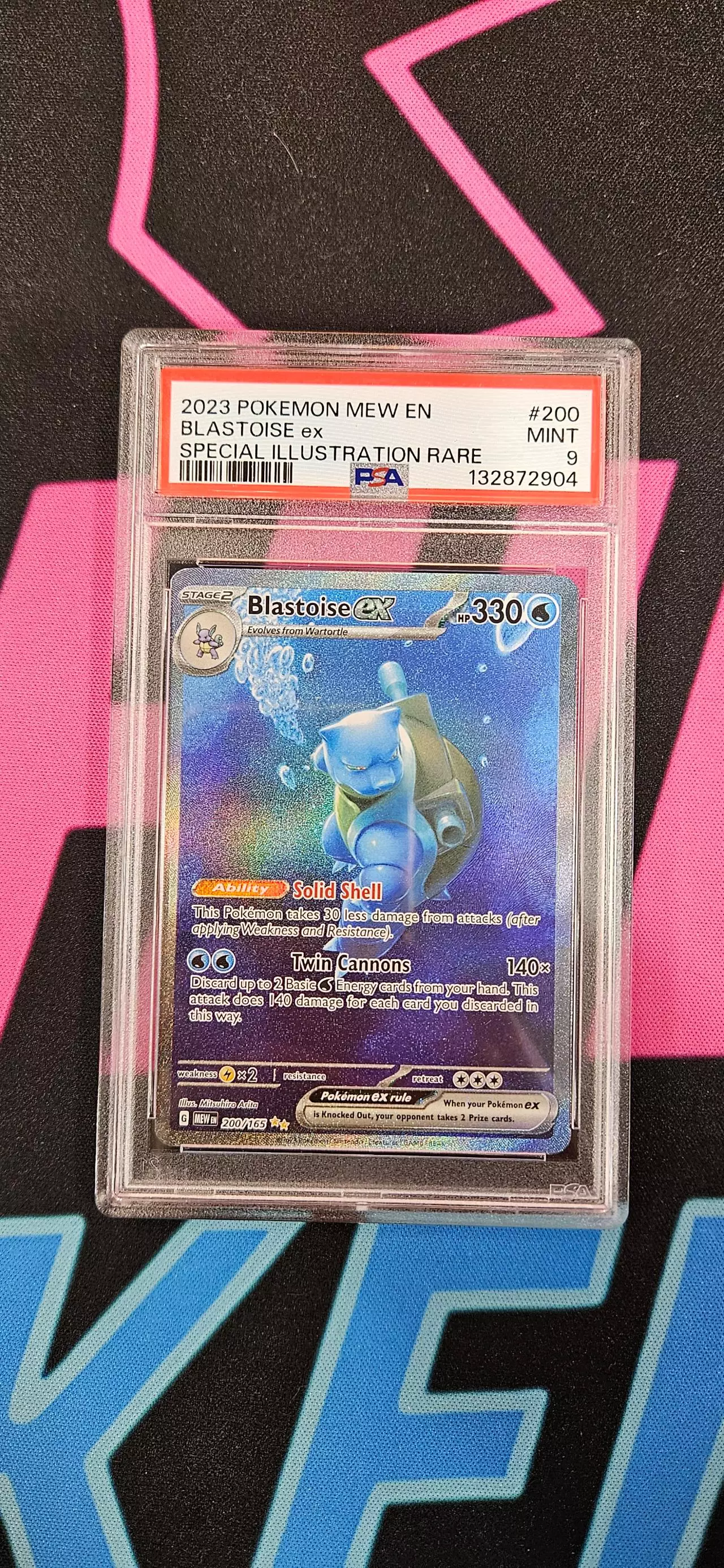 plant/Blastois 151 #200 PSA 9 Slab-0