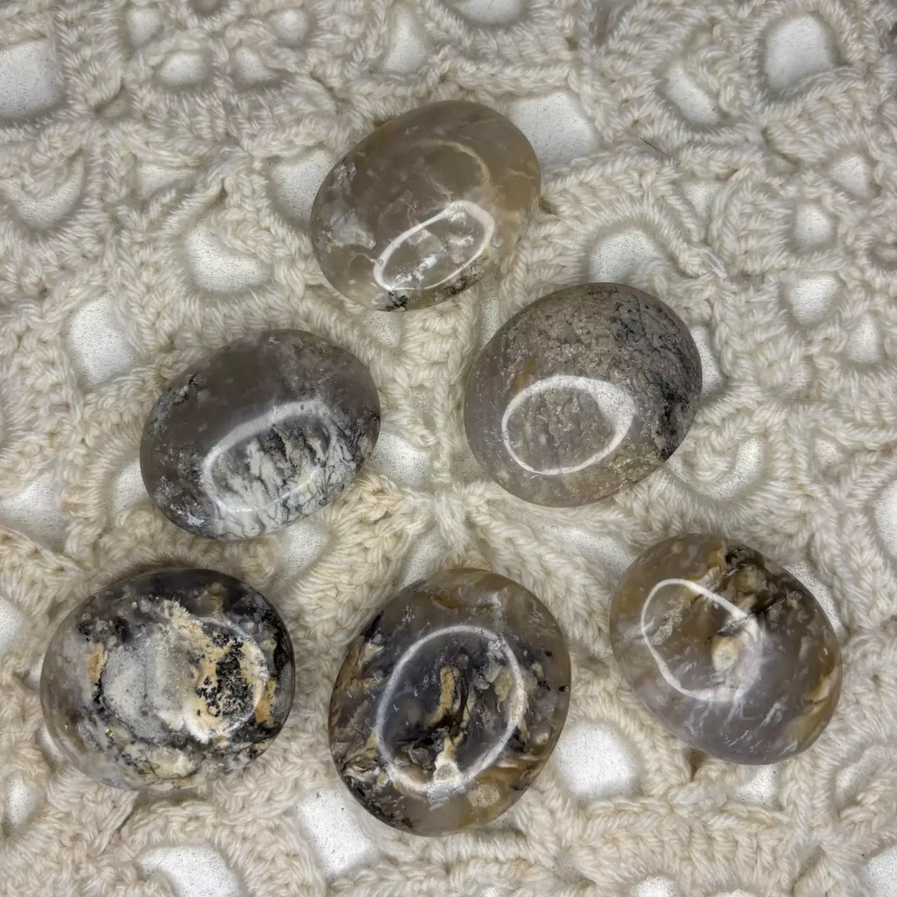 plant/Dendritic Tiger Agate Palmstones - Intuitively Chosen (1)-1