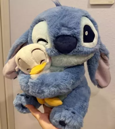 plant/DISNEY Stitch hugging Donald Duck plush toy-0-thumbnail