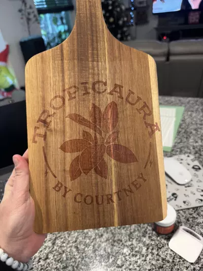 plant/Custom Cutting Board (Wood Burning)-4-thumbnail