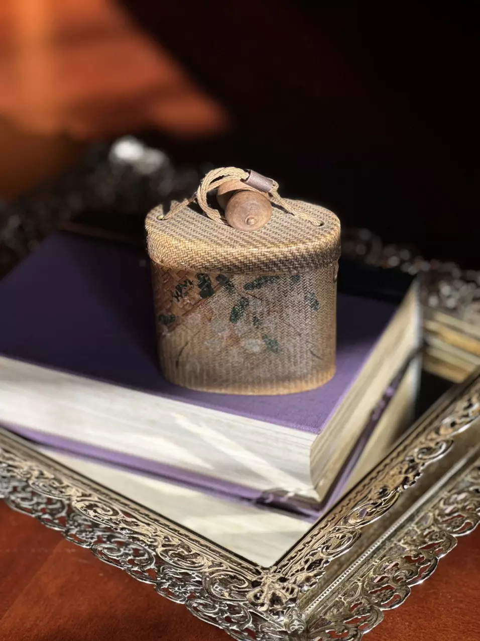 plant/Woven Bamboo Tobacco Pouch-0